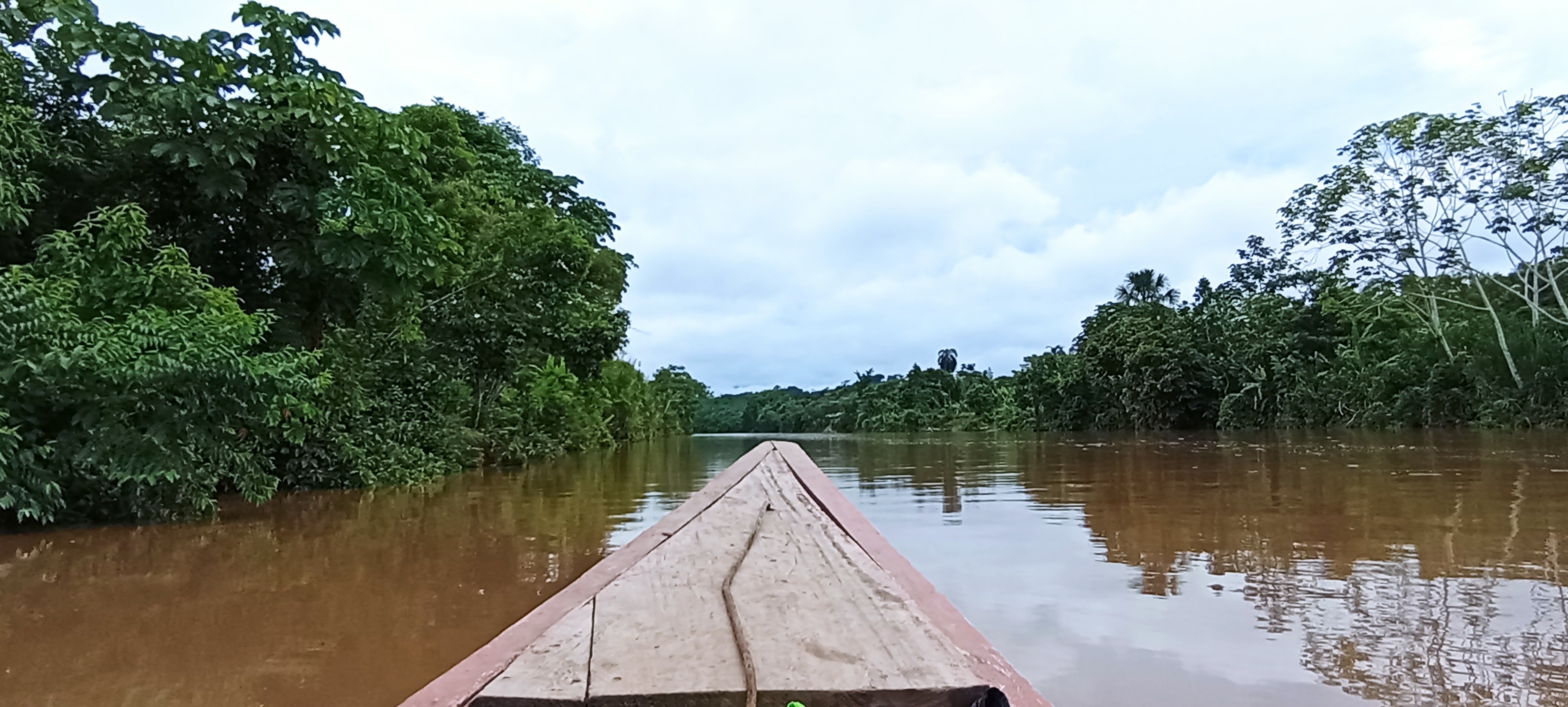 Navegación en río amazónico